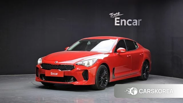 Kia Stinger 2018 Красный из Кореи