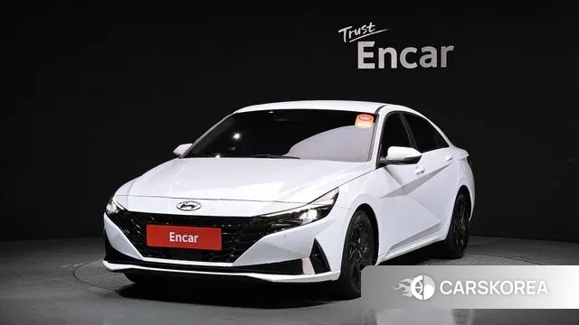 Hyundai Avante (CN7) 2021 Белый из Кореи