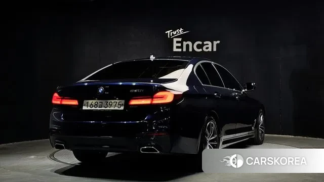 BMW 5 Series (G30) 2019 Синий из Кореи