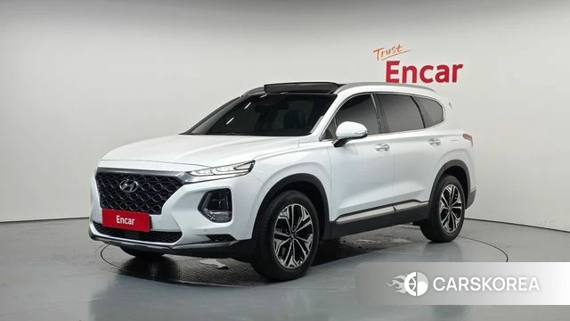 Hyundai Santa Fe TM 2019 Белый из Кореи