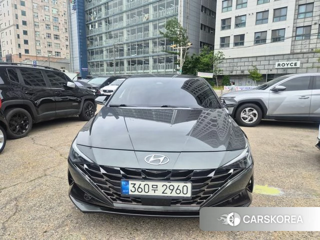 Hyundai Avante (CN7) 2021 Серый из Кореи