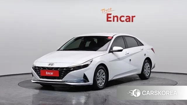 Hyundai Avante (CN7) 2021 Белый из Кореи