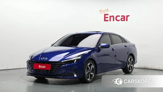 Hyundai Avante (CN7) 2020 Синий из Кореи
