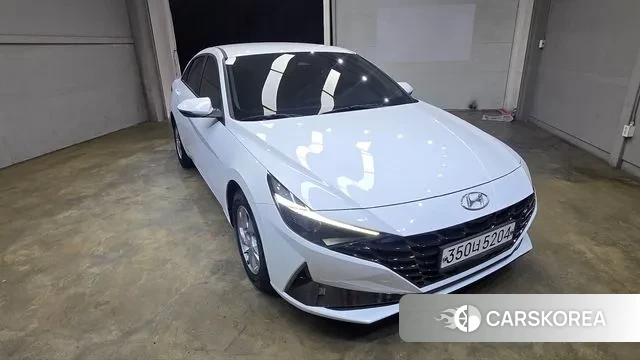 Hyundai Avante (CN7) 2020 Белый из Кореи