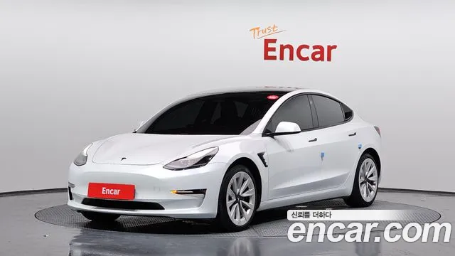 Tesla Model 3 2021 Белый из Кореи