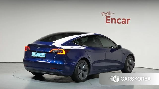 Tesla Model 3 2022 Синий из Кореи