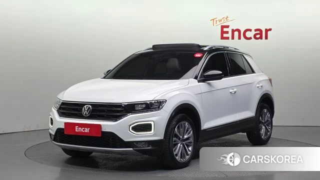 Volkswagen T-Roc 2021 Белый из Кореи