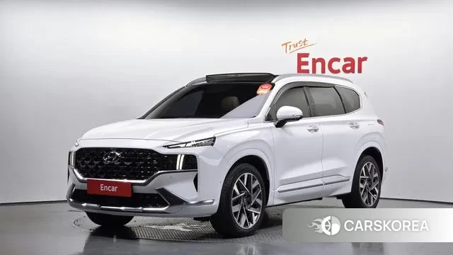 Hyundai The New Santa Fe 2021 Белый из Кореи