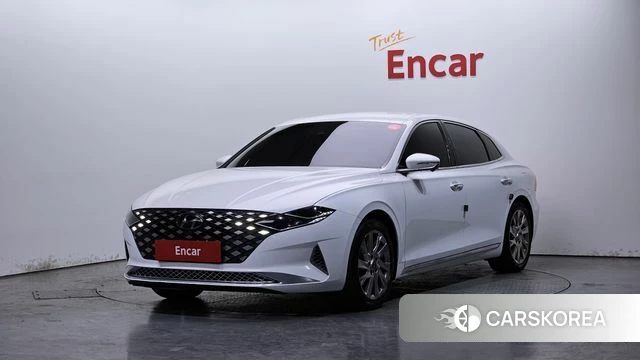 Hyundai The New Grandeur IG Hybrid 2021 Белый из Кореи