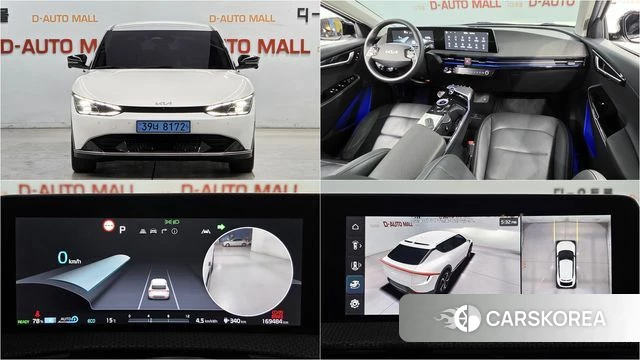 Kia EV6 2022 Белый из Кореи