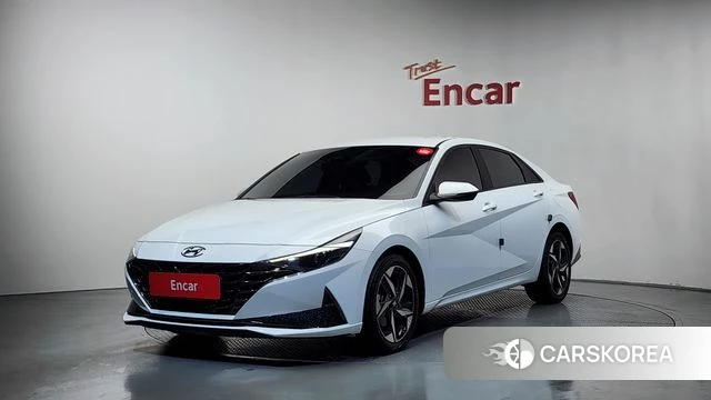 Hyundai Avante (CN7) 2020 Белый из Кореи