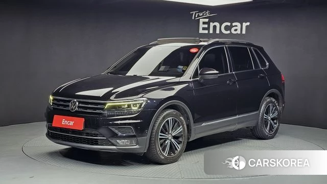 Volkswagen Tiguan second Generation 2018 Черный из Кореи