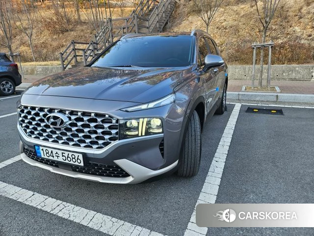 Hyundai The New Santa Fe 2020 Серый из Кореи