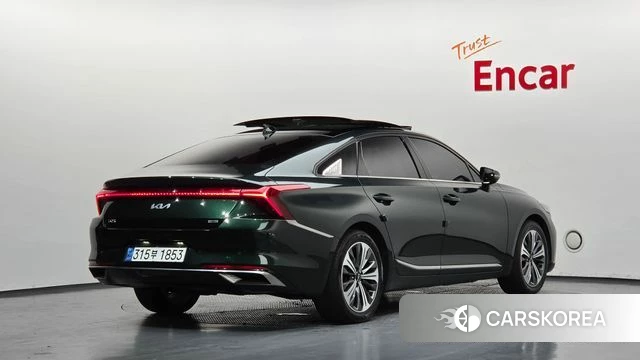 Kia K8 Hybrid 2021 Зеленый из Кореи