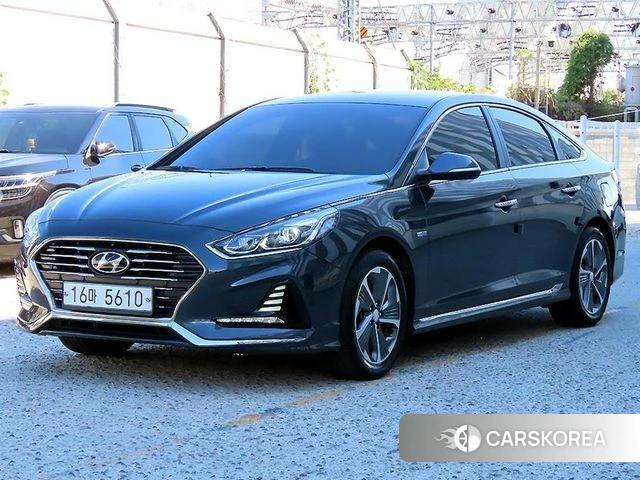 Hyundai Sonata New Rise Hybrid 2018 Черный из Кореи