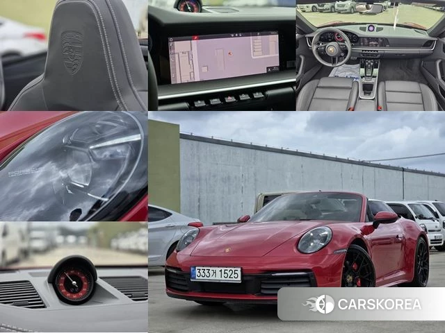 Porsche 911(992) 2021 Красный из Кореи