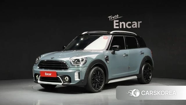 Mini Cooper Countryman 2024 Небесно-голубой из Кореи