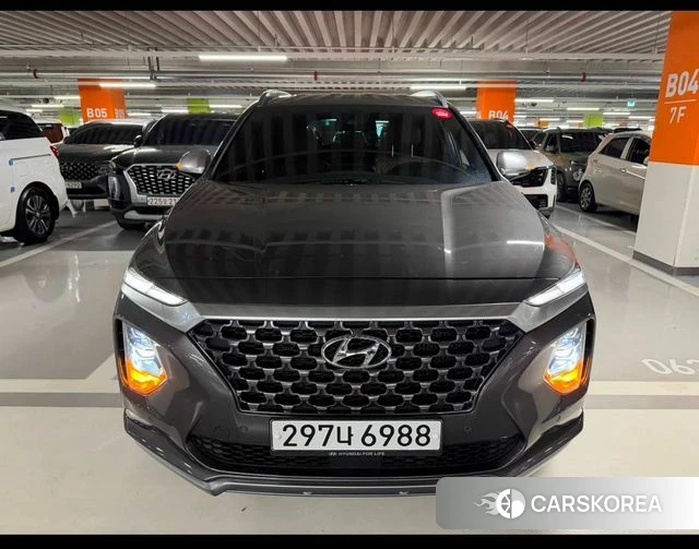 Hyundai Santa Fe TM 2020 Серый из Кореи