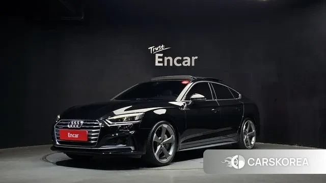 Audi A5 (F5) 2019 Черный из Кореи