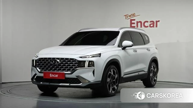 Hyundai The New Santa Fe 2021 Белый из Кореи