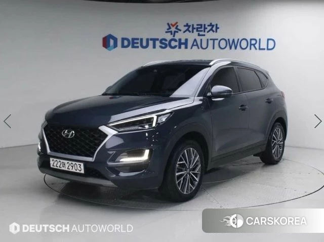 Hyundai All New Tucson 2019 Синий из Кореи