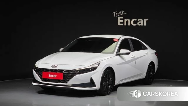 Hyundai Avante (CN7) 2020 Белый из Кореи