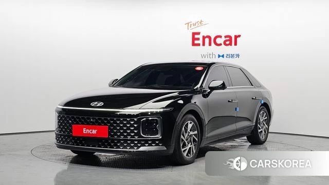 Hyundai Grandeur (GN7) 2023 Черный из Кореи