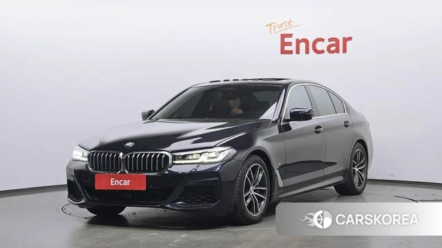 BMW 5 Series (G30) 2021 Синий из Кореи