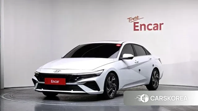 Hyundai The New Avante Hybrid (CN7) 2023 Белый из Кореи