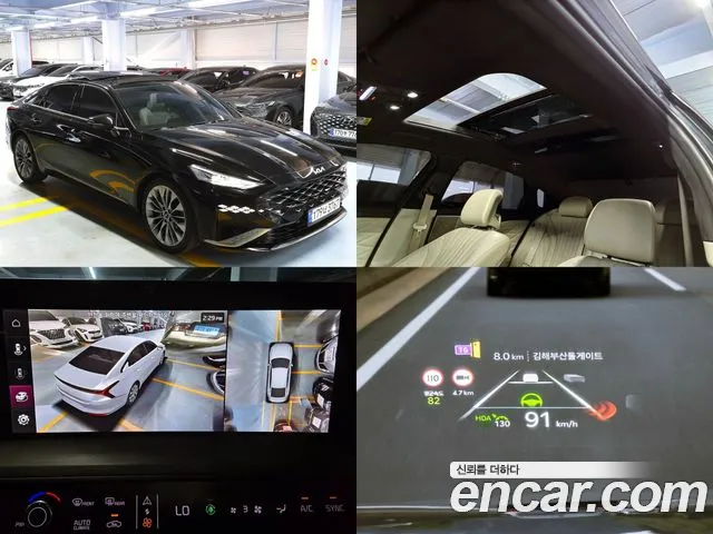 Kia K8 2021 Черный из Кореи