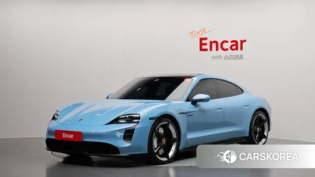 Porsche Taycan 2023 Синий из Кореи