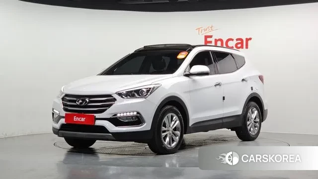 Hyundai Santa Fe The Prime 2018 Белый из Кореи