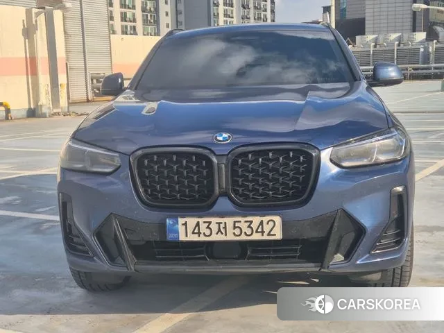 BMW X4 (G02) 2022 Синий из Кореи