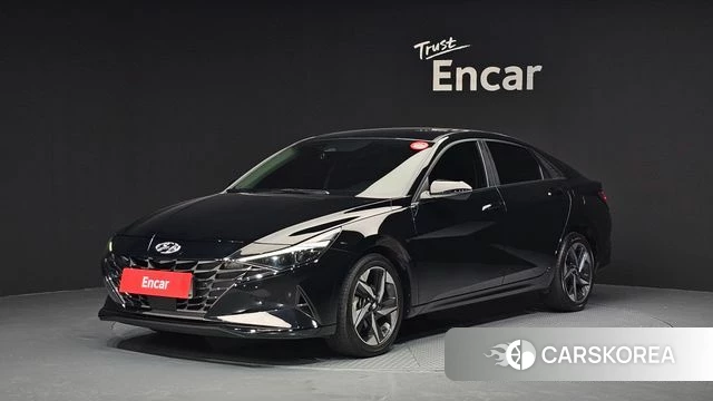 Hyundai Avante (CN7) 2021 Черный из Кореи