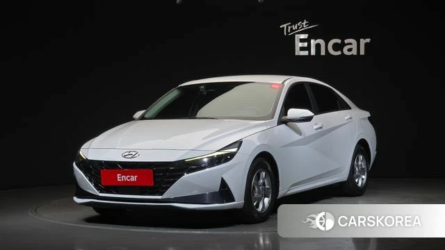 Hyundai Avante (CN7) 2020 Белый из Кореи