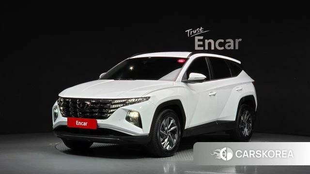 Hyundai Tucson Hybrid (NX4) 2021 Белый из Кореи