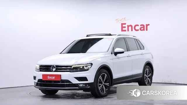 Volkswagen Tiguan second Generation 2020 Белый из Кореи