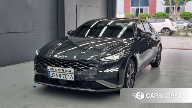 Kia K8 Hybrid 2023 Серый из Кореи