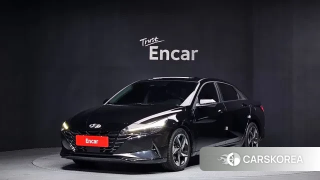 Hyundai Avante (CN7) 2020 Черный из Кореи