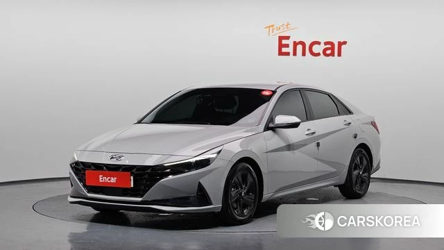 Hyundai Avante Hybrid (CN7) 2021 Серебристо-серый из Кореи