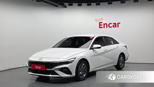 Hyundai The New Avante (CN7) 2023 Белый из Кореи