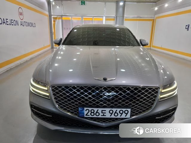 Genesis G80 (RG3) 2022 Серебристо-серый из Кореи