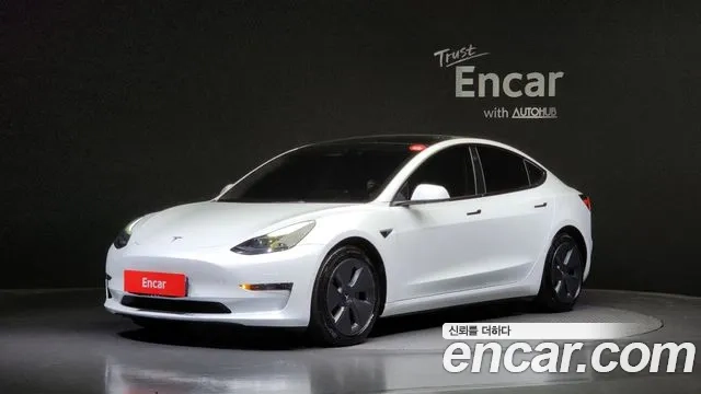 Tesla Model 3 2022 Белый из Кореи