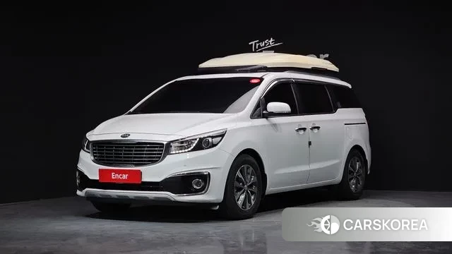 Kia All New Carnival 2018 Белый из Кореи