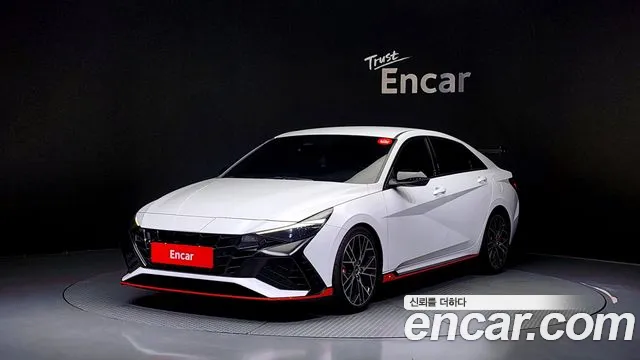 Hyundai Avante (CN7) 2021 Белый из Кореи