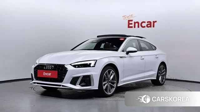 Audi A5 (F5) 2023 Белый из Кореи