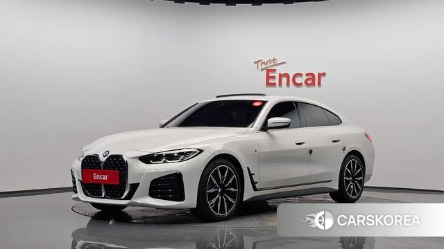 BMW 4 Series (G22) 2022 Белый из Кореи