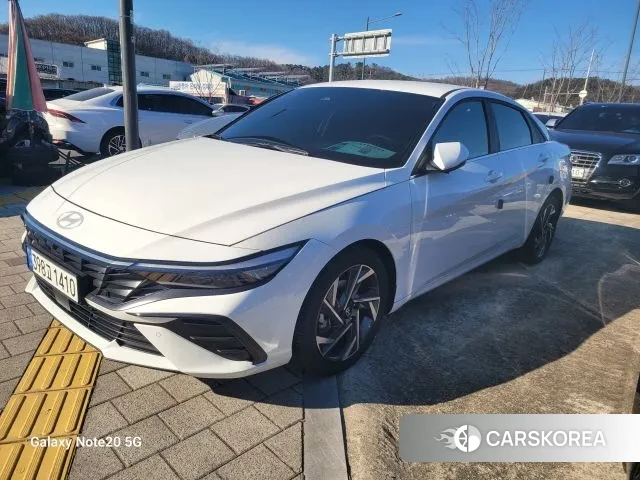 Hyundai The New Avante (CN7) 2024 Белый из Кореи