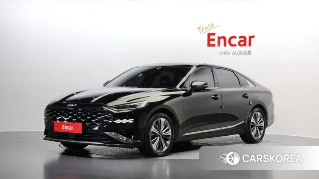 Kia K8 Hybrid 2021 Черный из Кореи