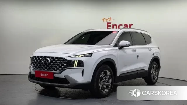 Hyundai The New Santa Fe 2021 Белый из Кореи